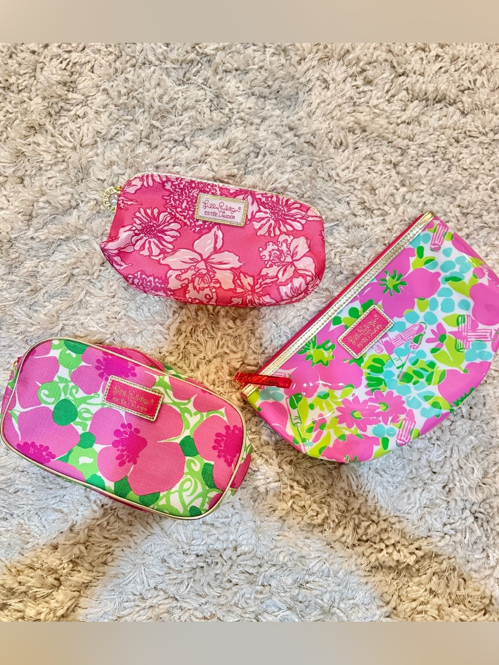 Lilly Pulitzer for Estée Lauder Cosmetic Bags / Makeup Pouches